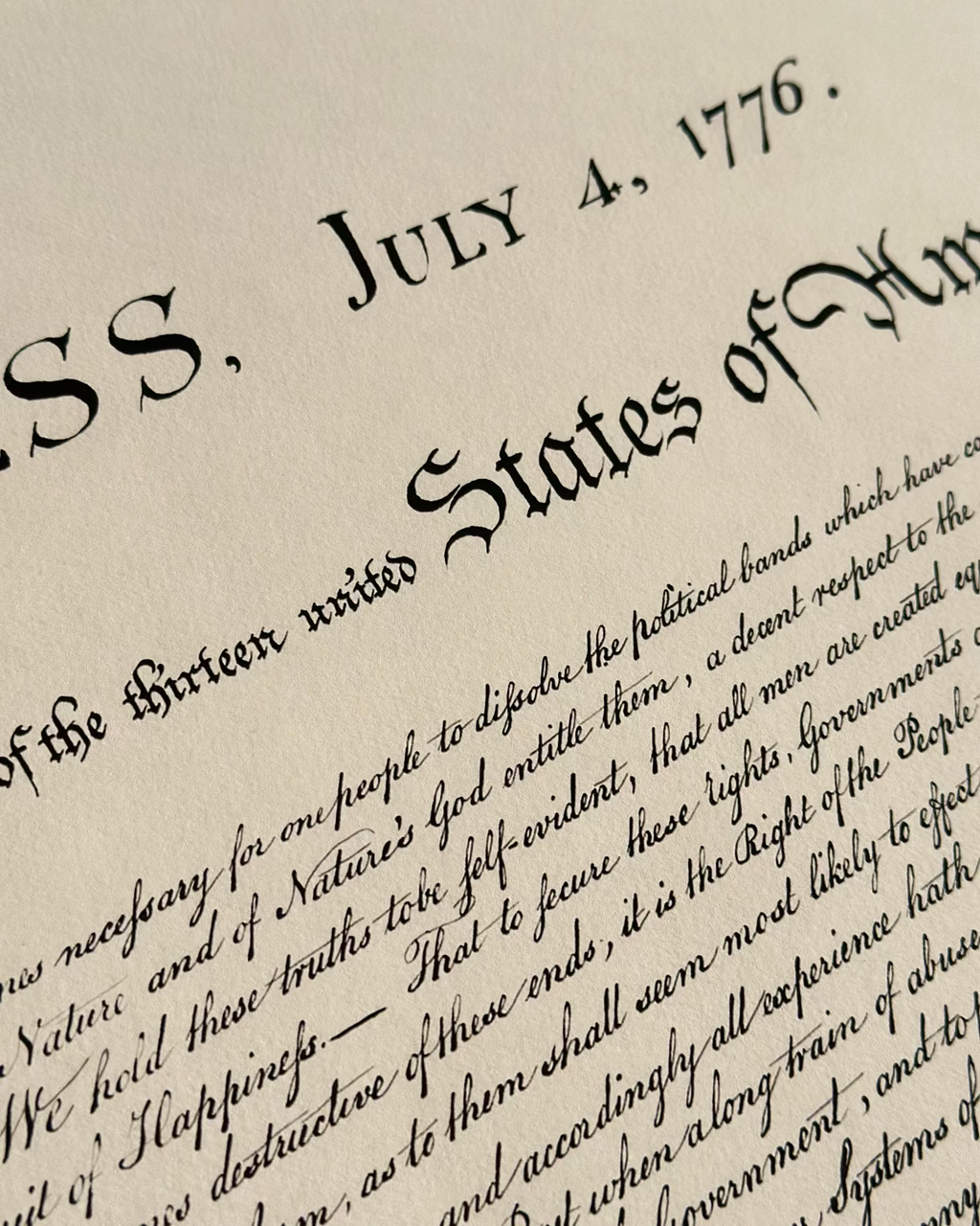 Declaration of Independence: Freedom 250 [Giclée Print]